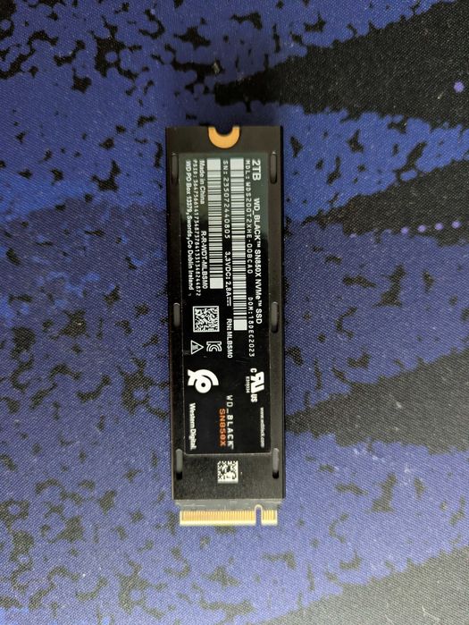 SSD Western Digital SN850X 2 TB Gen 4 c/Heatsink