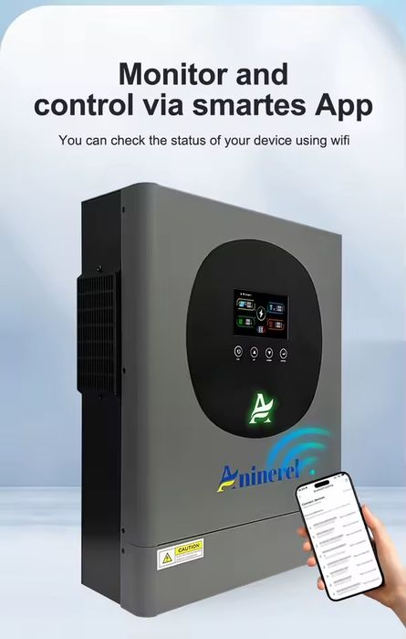 Aninerel 48V 6200W - гібридні інверертори