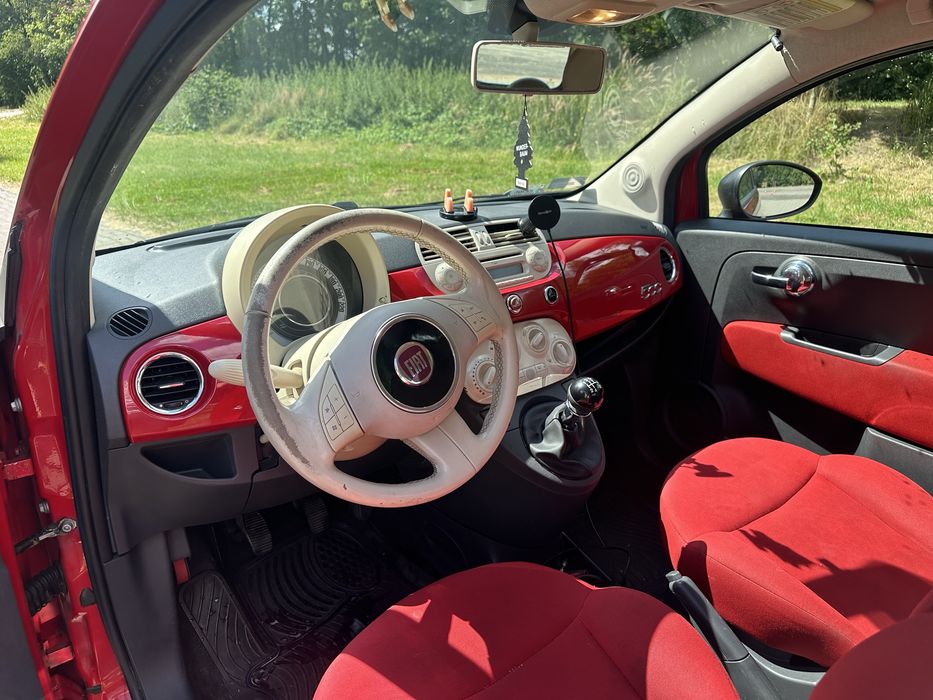 Fiat 500 1.2benzyna – zadbany, ładny, klimatyzacja Idealny samochód miejski