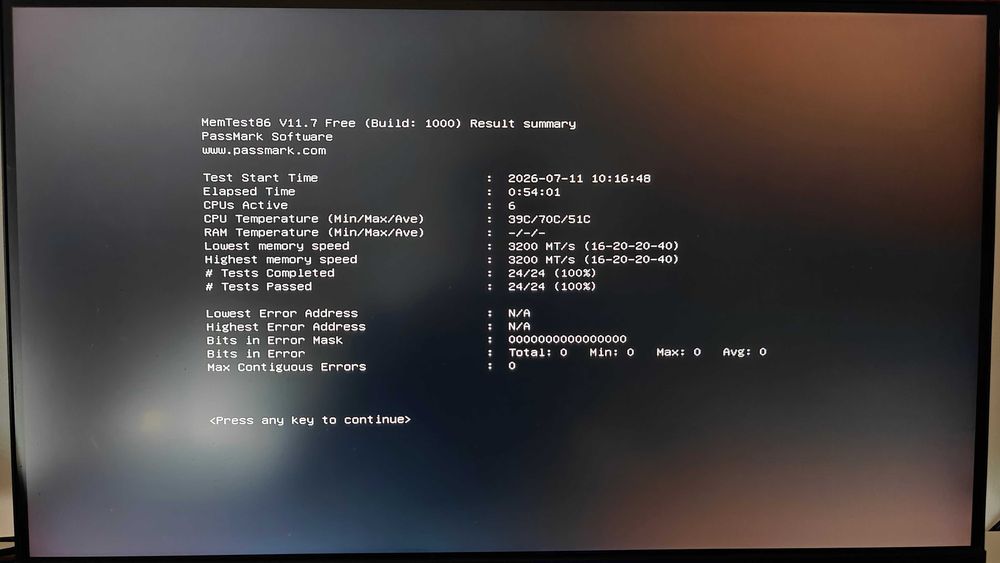 TeamGroup T-Force Zeus DDR4 8GB 3200MHz CL16 - testowana