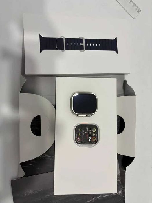 Apple watch ultra 2 49mm titanium blue / black