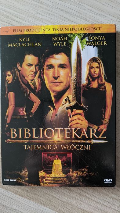Film DVD  Bibliotekarz, tajemnica włóczni.