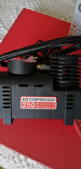 Mini Compressor Auto 12v 250 PSI, 18 Bar