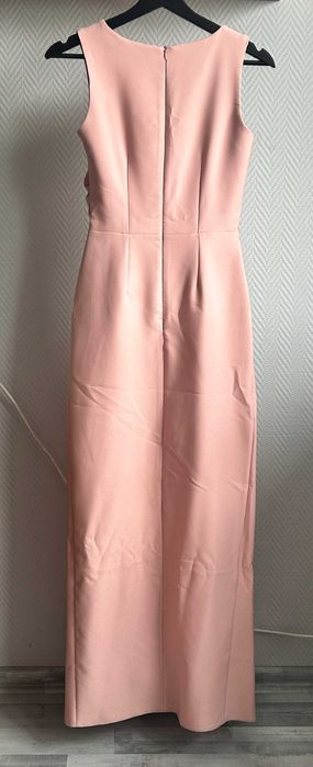 Długa suknia różowa 36