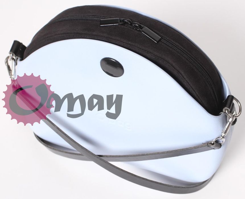organizer do OBAG MOON LIGHT eko zamsz czarny suwadła 2 kieszenie OMAY