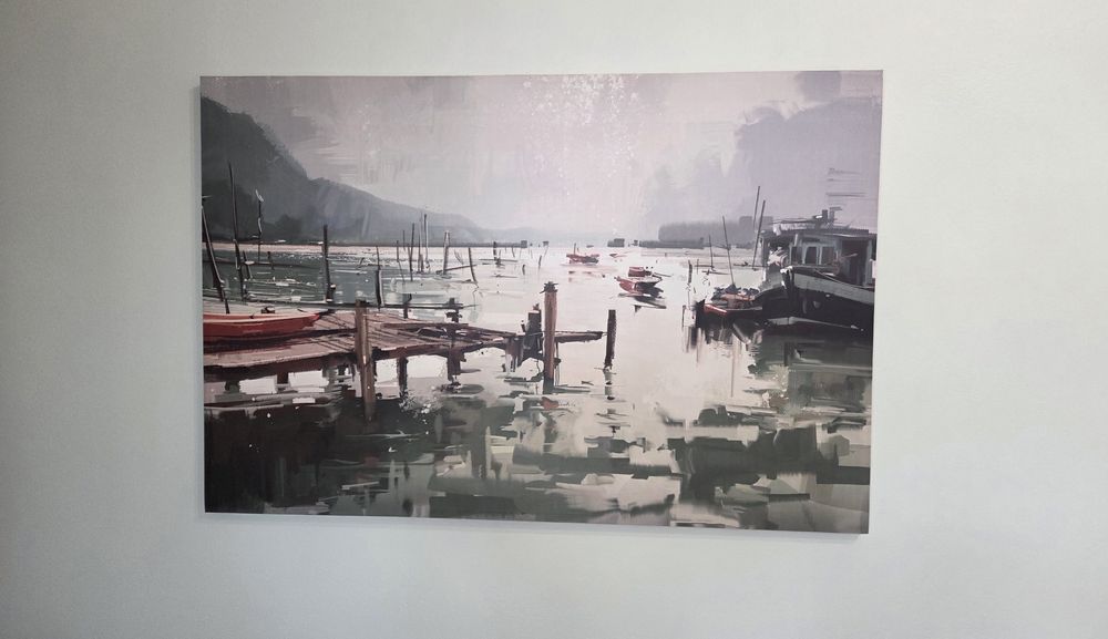 Quadro tela 120 x 80 cm - FAÇO ENTREGA