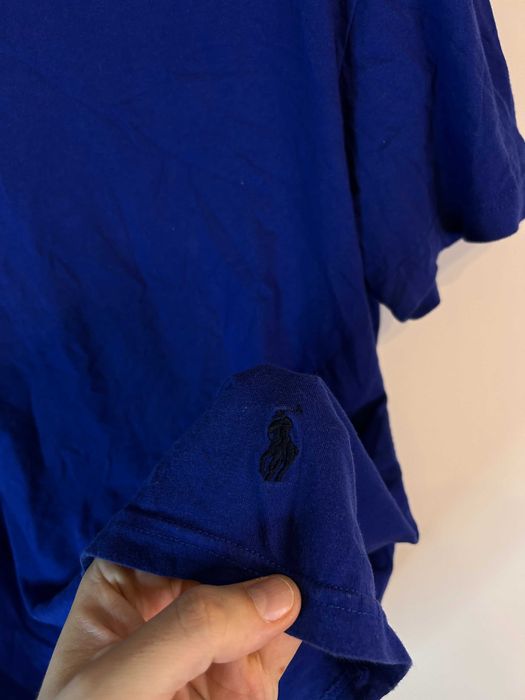 Koszulka Ralph Lauren niebieksa z logiem L