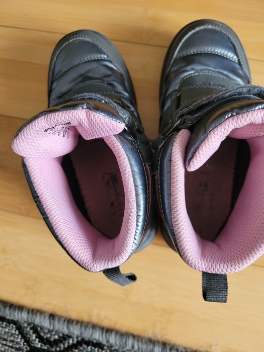 Kozaczki SPRANDI wodoodporne srebne roz. 29