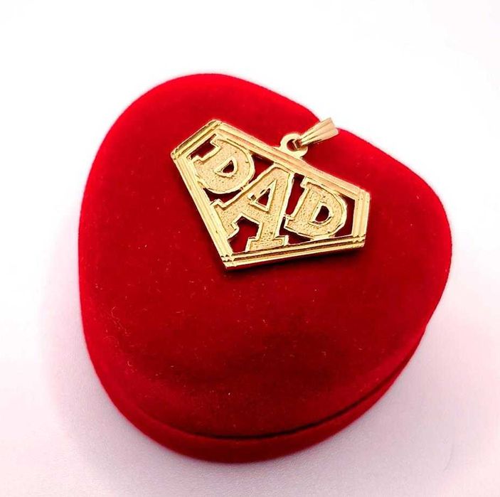 Złota zawieszka z napisem Tata PR.585 W:2,31gr InterSKLEP