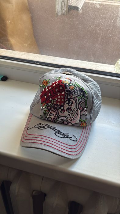 Кепка Ed Hardy со стразами vintage y2k