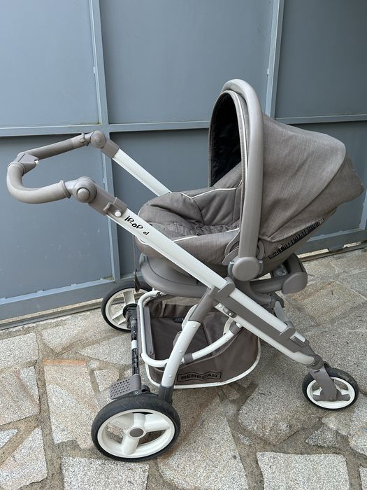 Carrinho de bebe trio bebecar com isofix para carro + acessórios