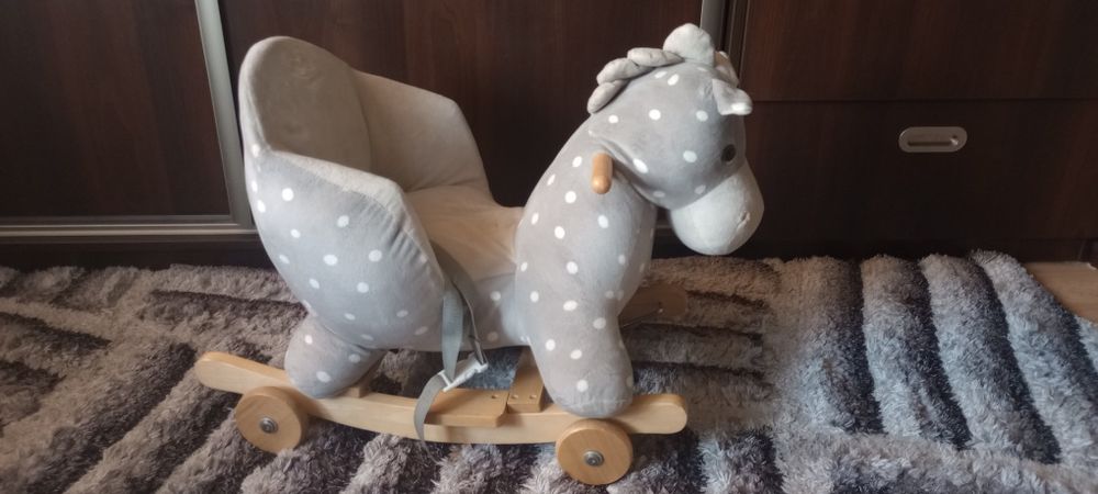 jeździk Konik na biegunach z siedziskiem Kinderkraft