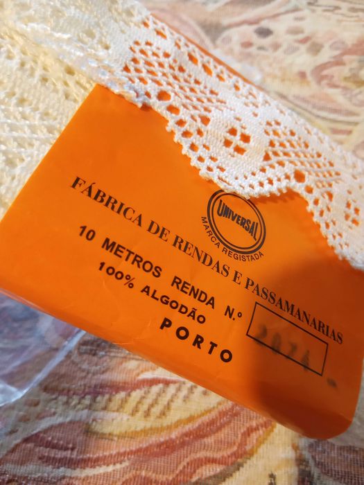 10 metros renda algodão