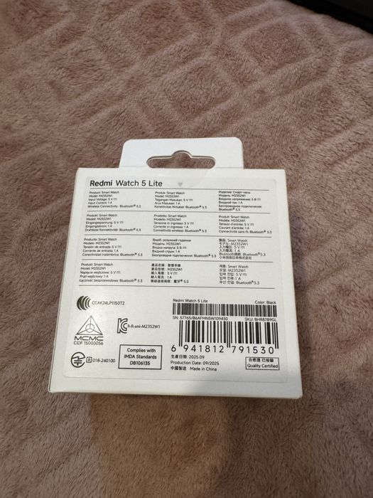 Smartwatch Xiaomi Redmi 5 lite