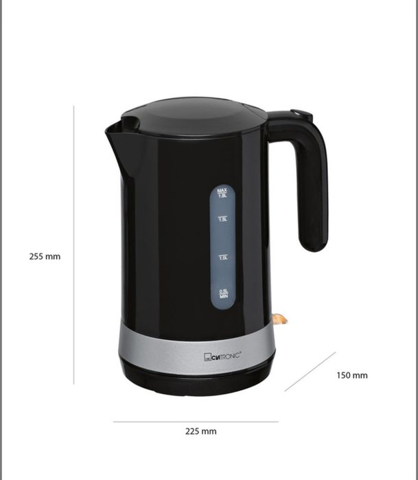 Электрочайник дисковый Clatronic WK 3452