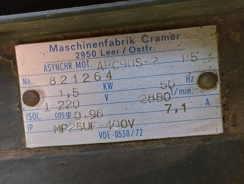 Cramer kompostownik elektryczny rozdrabniacz do gałęzi i  kompostu