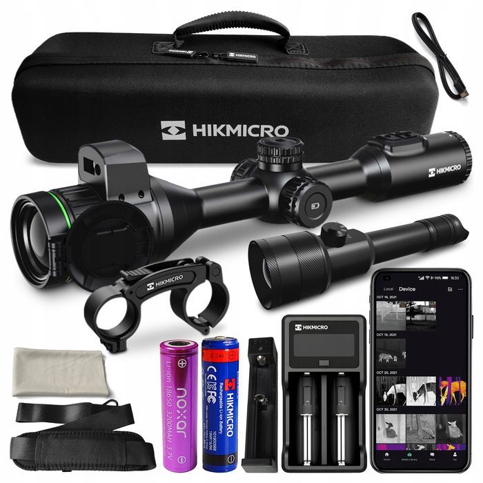 NOWA Luneta noktowizyjna HIKMICRO Alpex 4K A50EL LRF+iluminator Noxar DIR-PRO V2 ORYGINALNY Zestaw FV GWARANCJA SKLEP Katowice + Wysyłka cała Polska