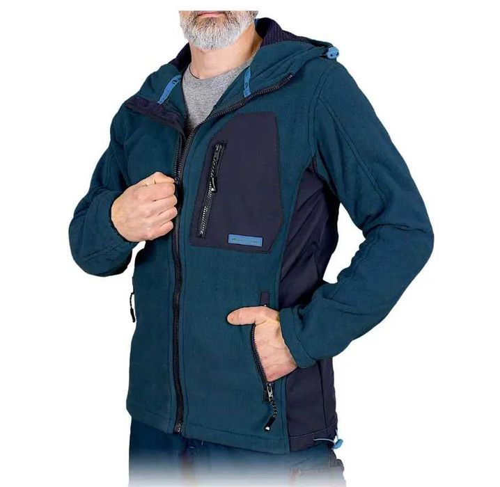 Флісова кофта, фліска робоча чоловіча куртка  Польща