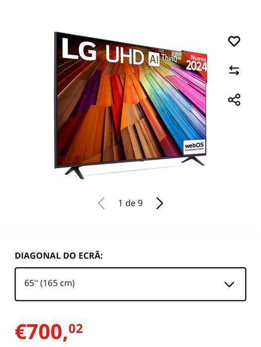 Tv LG 65 polegadas