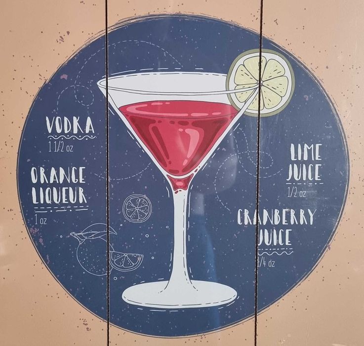 Bar, Quadro Decorativo Cosmopolitan