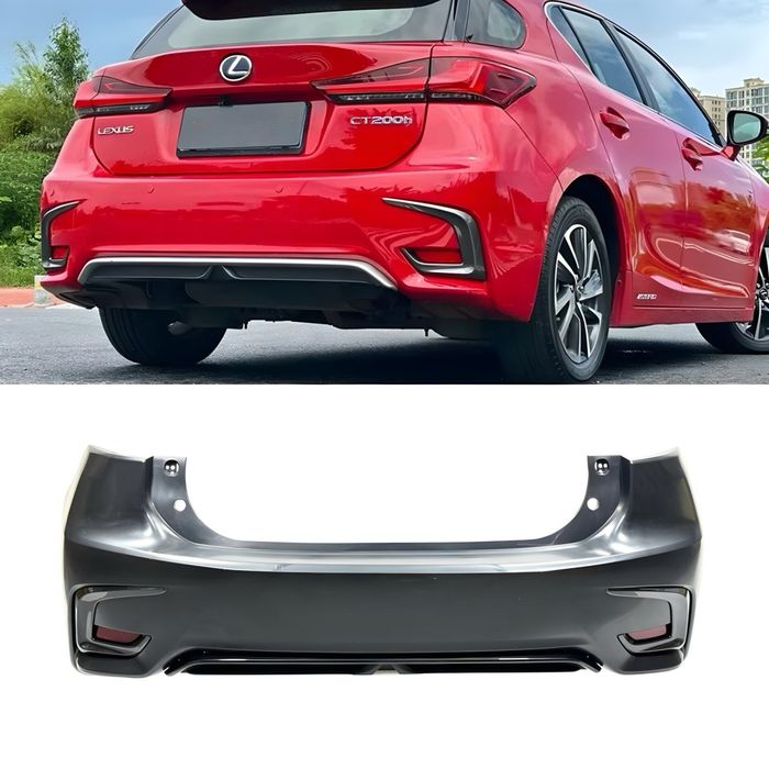 Задній бампер для Lexus CT 200h 2010-2021 рестайлінг 2017+ бампер лексус цт Артикул:  DRC8772-26