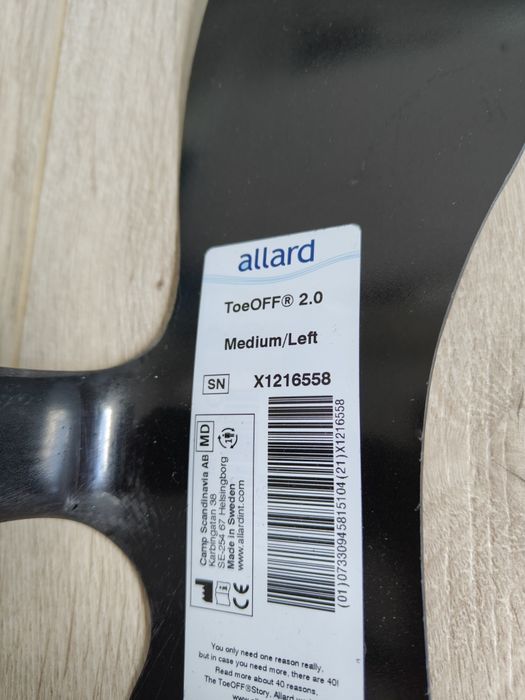 Dynamiczna orteza opadająca stopa toeOff 2.0 medium Allard