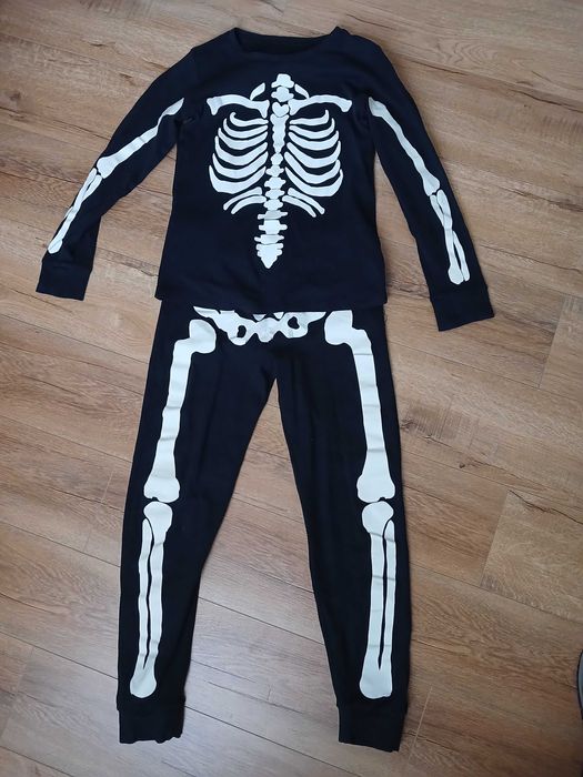 Пижама скелет, скелетон р 140/146 см