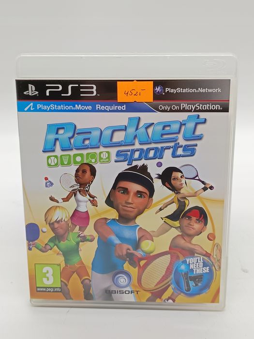 racket sports ps3 playstation 3 (ps3) pudełkowa