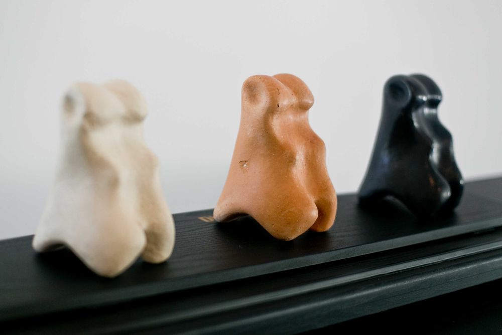 Rzeźby ceramiczne; "Dzieciaki" zestaw