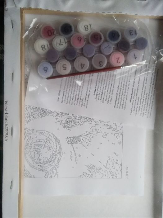 Картина по номерам , новая