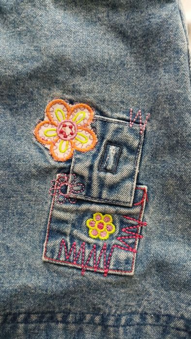 Sukienka na szelkach / sarafan rozm. 80 (12 m.)