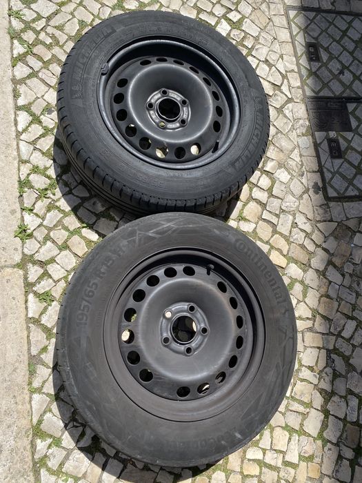 Jantes Ferro com Pneus R15 Astra H