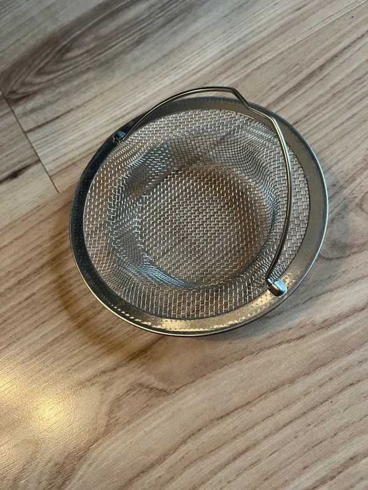 Sitko metalowe do zlewu z uchwytem