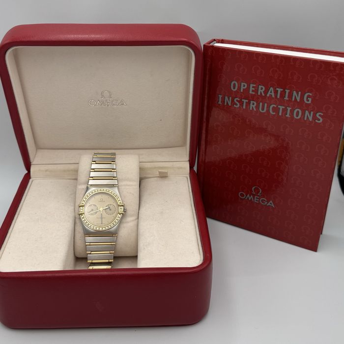 Omega Constellation Day-Date • Złoto/Stal • DIAMENTY • Lombard Halogsm