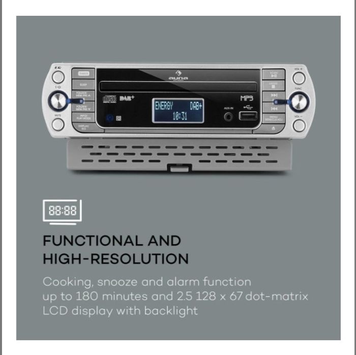 Радіо кухонне Auna KR-400 CD. Супер Ціна!!!