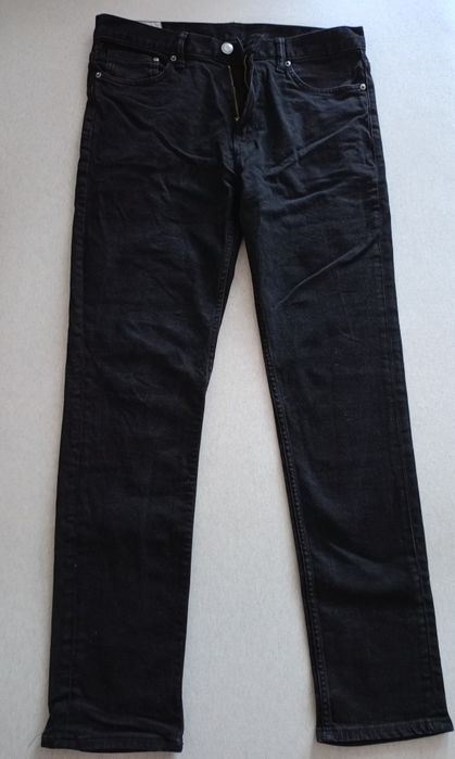 Spodnie czarne męskie slim 33/32