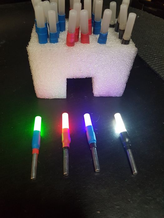 Leds multicores para pesca