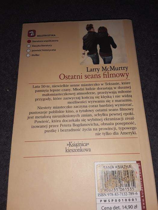 Ostatni seans filmowy Larry McMurtry