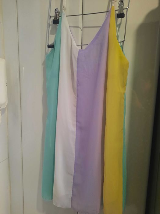 Vestido de praia  colorido