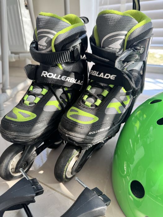 Ролики Rollerblade , шолом , сумка оригінал