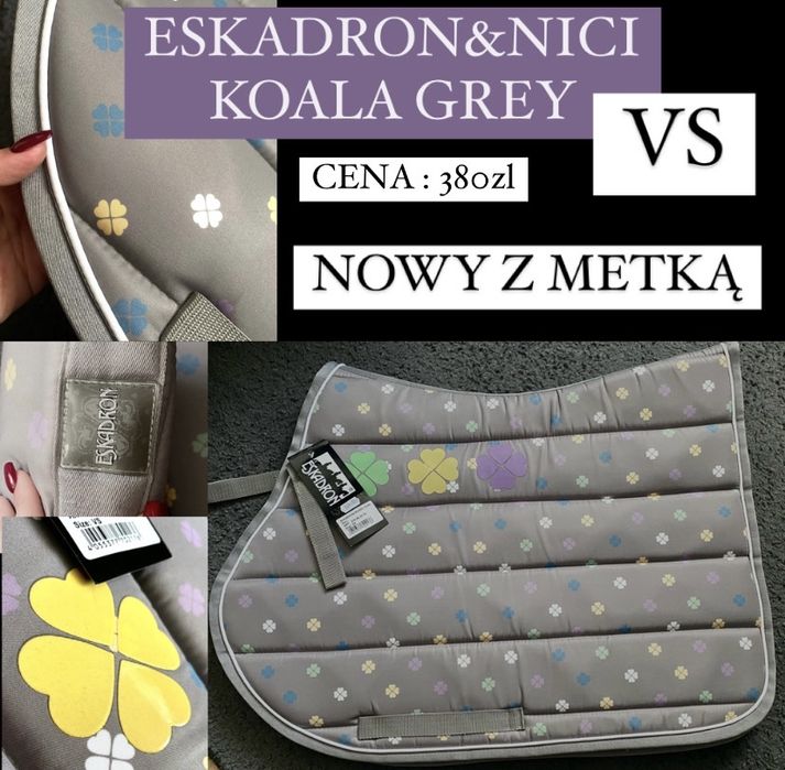 eskadron NICI koala grey, czaprak