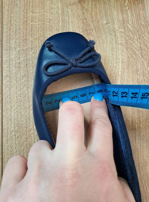 Синие туфли туфельки балетки для девочки