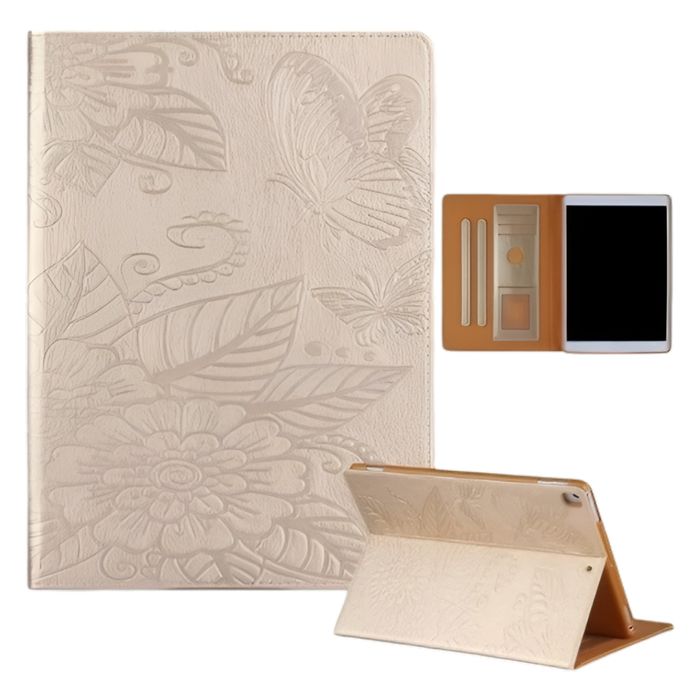 Etui Ochronne do iPad Air 4/Pro 11 10,9" Magnetyczne Skóra Złote