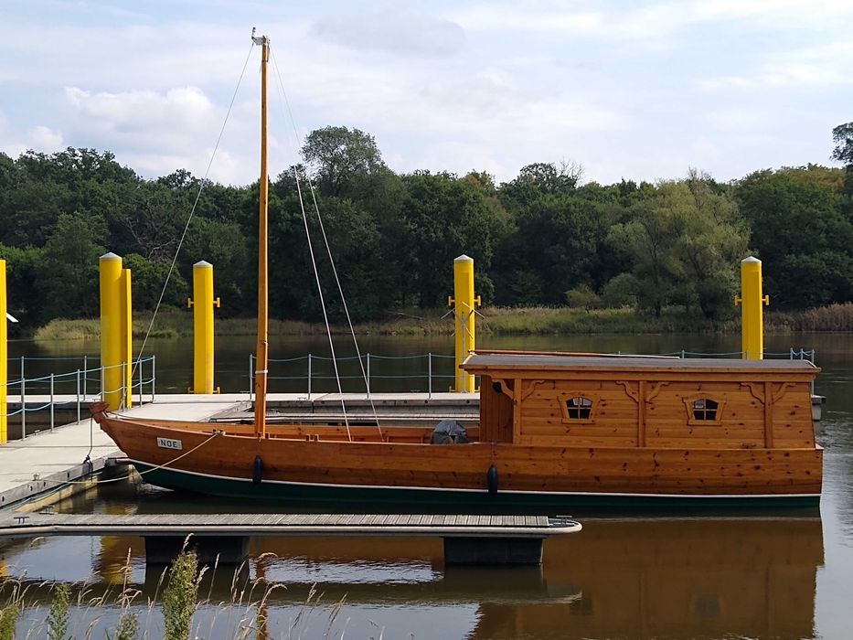 łódż drewniana typu Szkuta