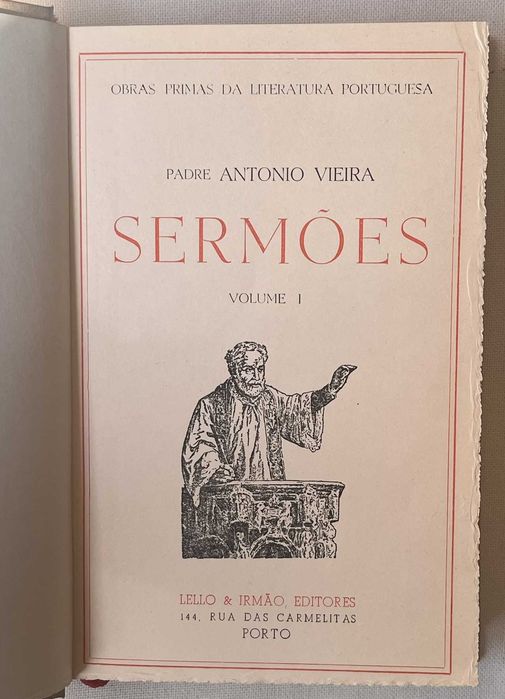 Coleção Integral Sermões - P.e António Vieira - 15 Volumes (Ed. Lello)