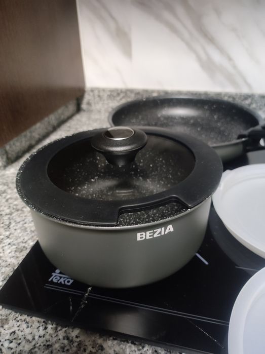 Trem de cozinha Jogo 10 peças frigideiras e panelas