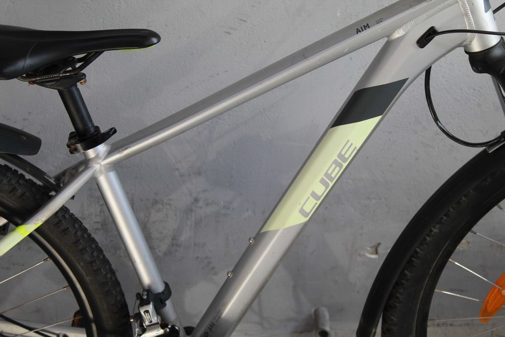 Rower MTB CUBE AIM , Rama 16" S Koła 27,5",Ham. Tarcz. Oświet na dyna