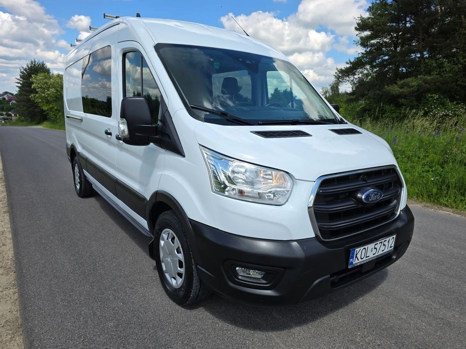 Ford Transit MK8 DOKA BRYGADÓWKA  I właściciel salon PL WEBASTO faktura VAT 23%