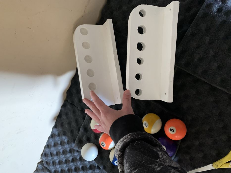 Conjunto completo de bolas de Bilhar / Snooker + Suporte para tacos