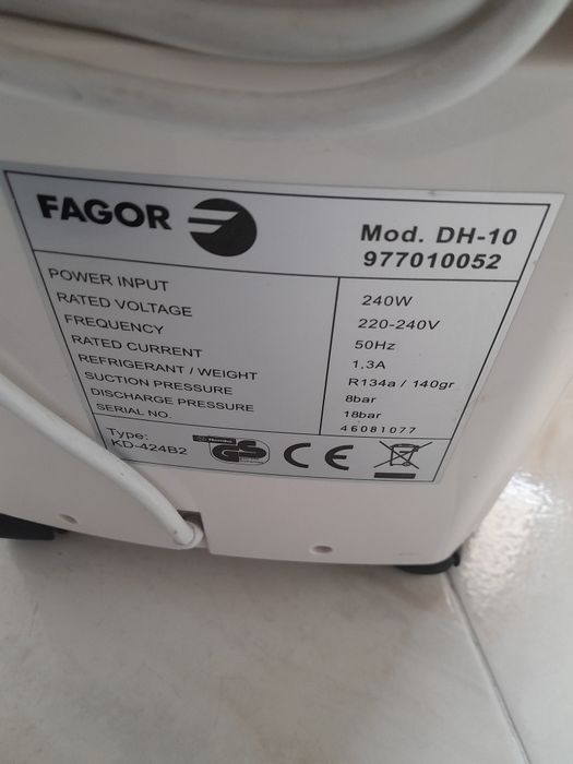 Desumidificador  Fagor